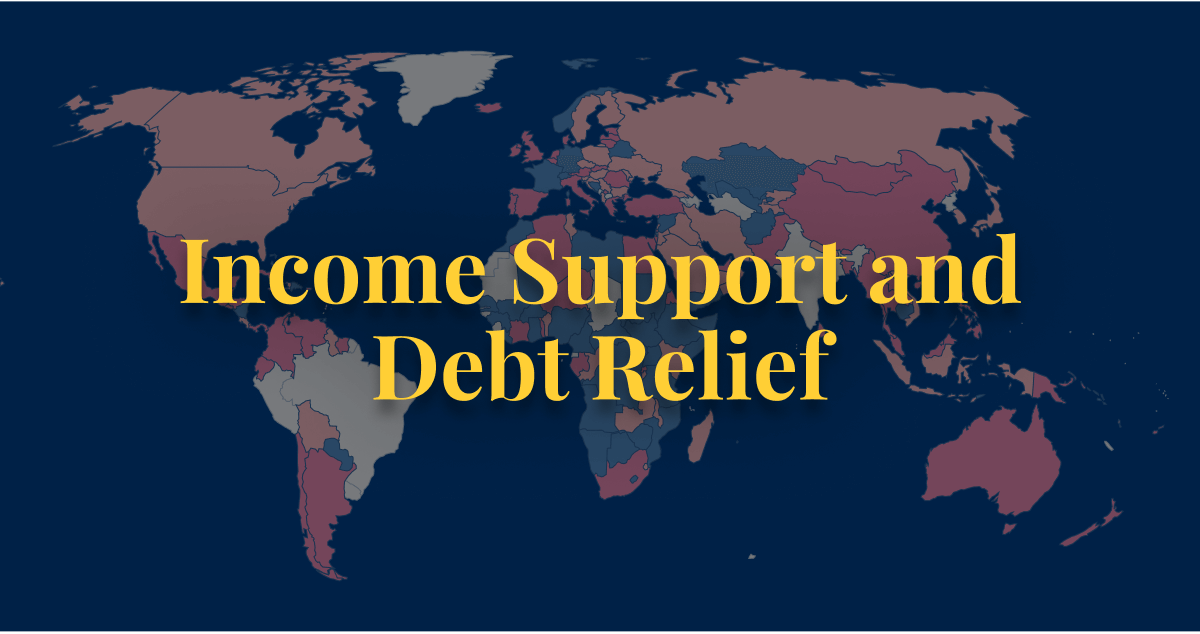 COVID19 Support and Debt Relief Our World in Data