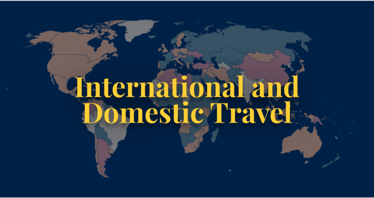 COVID-19 policy international and domestic travel