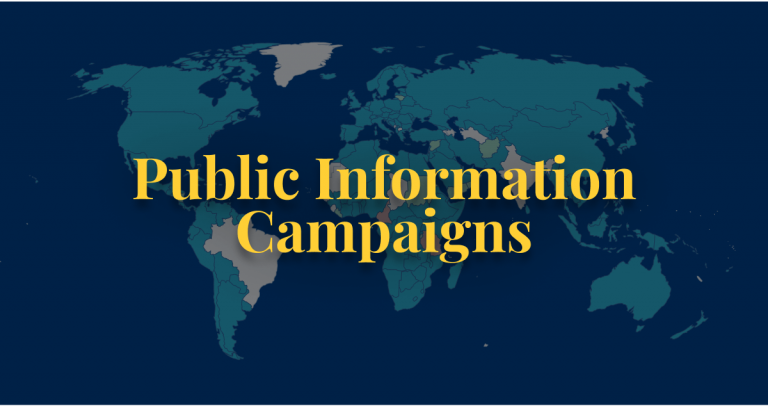 COVID-19 policy public information campaigns